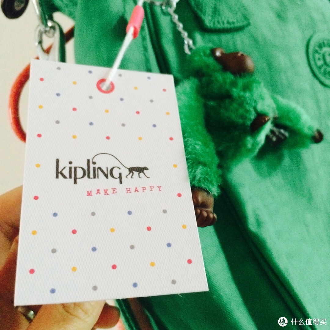 圣诞礼物绿色猴子包— Kipling 凯普林 女士斜挎包 开箱