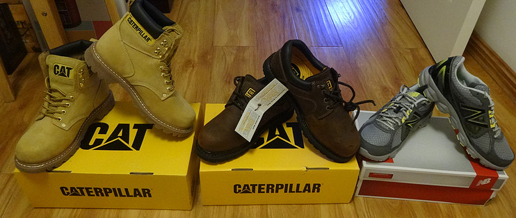 美亚海淘“一大波”之第一“波”：CAT 卡特彼勒 大黄靴 + 钢头工靴 & New Balance 新百伦 M750 男款竞技跑鞋