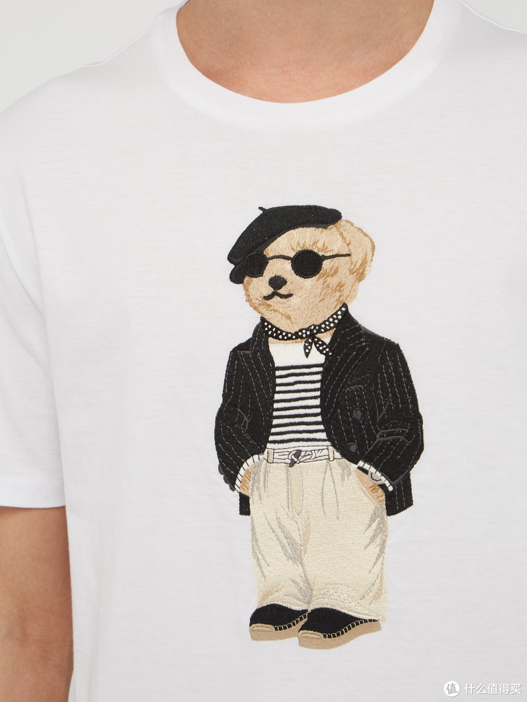 *级做工：Ralph Lauren 紫标 打造「Polo Bear」刺绣T恤