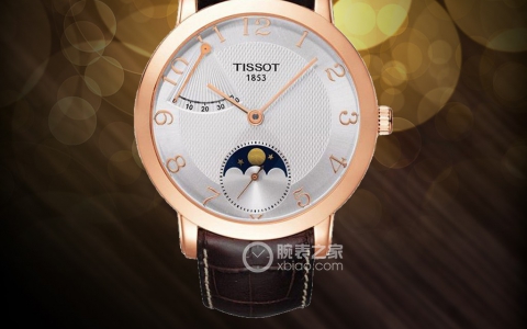 别具匠心的优雅 品鉴天梭T-GOLD系列玫瑰金月相腕表