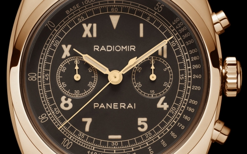 沛纳海Radiomir 1940 计时腕表红金款