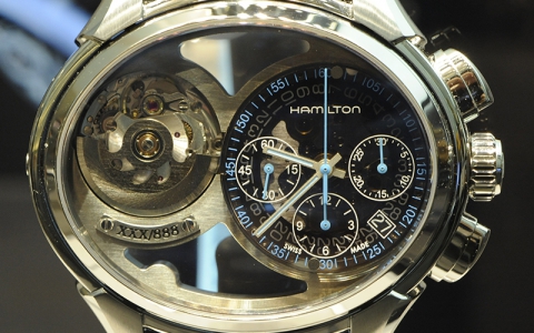 汉密尔顿双面创新腕表实拍
