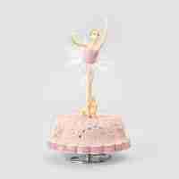 旋转芭蕾女孩跳舞星星音乐盒时尚创意摆件礼品家饰品生日礼物欧式音乐盒（不含木架费）MP-934