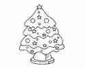 五角星圣诞树简笔画图片