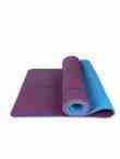 【优个精选】三梵瑜伽垫 加宽80cm加厚经济垫tpe 双面防滑耐用 环保无味 深紫 天蓝